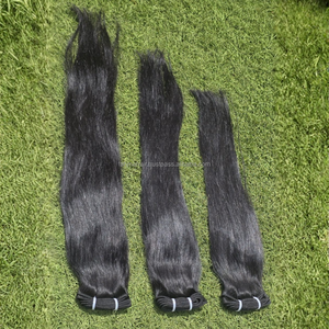 Extensions de cheveux indonésiennes de luxe, 100% cheveux vierges humains Remy, double trame, lisses, cuticules alignées, vente en gros - Product Image 4