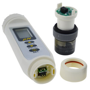 Medidor de pH digital de alta calidad, 0,00-14,00 pH, con retención de datos, electrodo reemplazable, IP65, para spa y piscina. - Product Image 1