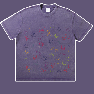 Custom Dtg 100% Algodón Camisetas de gran tamaño Tallas grandes Camisetas gráficas Imprimir Logo Vintage Camiseta para hombres - Product Image 6