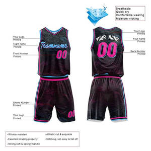 ชุดบาสเก็ตบอลสำหรับผู้ใหญ่ชุดบาสเก็ตบอลออกแบบได้ตามต้องการ - Product Image 2