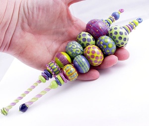 WARMTH Handmade Colorful Resin Beads for Jewelry Garment Decoration Customizable Size Birthdays Weddings Necklace Trim - Product Image 4