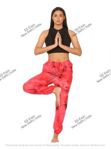 Pantalones bombachos rectos de talla libre con estampado de globos, mallas bohemias Hippie cómodas de algodón, ropa de calle informal de cintura baja para mujer, Verano - Product Image 2