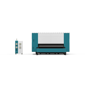 Đầy đủ Bìa công suất cao 4Kw 6000W 8000W kim loại CNC <span class=keywords><strong>Laser</strong></span> kim loại tấm thép không gỉ cắt với trao đổi bảng - Product Image 5