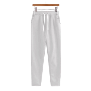 Pantalon de jogging décontracté pour femmes, coupe moderne et douce, design élégant, poches profondes, tissu lisse, cordon de serrage réglable - Product Image 1