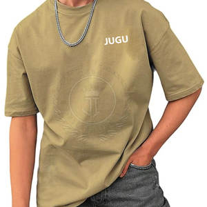 T-shirt ample en maille formel pour l'été, sur mesure avec logo personnalisé, marque privée à vendre - Product Image 1