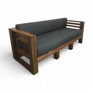 High Quality 3 seater Sofa Furniture natural Reclaimed wood Outdoor Furniture Unfinished Reclaimed Teak Garden Sofas