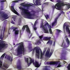 2024 haute qualité naturel améthyste Fluorite pierres précieuses en vrac Cabochon incroyable guérison pierres précieuses Offre Spéciale naturel Cabochon Jaipur - Product Image 1