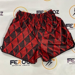 Pantalones Cortos de Boxeo Muay Thai Profesionales Unisex de Satén, Transpirables, Ligeros, para Entrenamiento Deportivo - Product Image 6