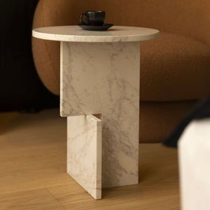 Marble Furniture Coffee Designer Living Room End Modern Sofa Side <b>Table</b> Small Side <b>Table</b> <b>Bedside</b> Cabinet - Product Image 4