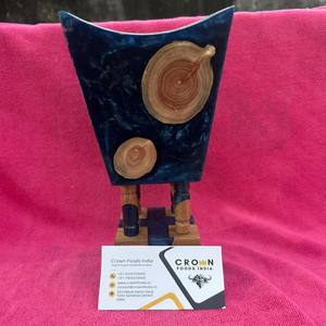 Quemador árabe Oud Madhkan de lujo de primera calidad, soporte de incienso Bakhoor de resina epoxi, difusor de aromaterapia para el hogar, Exportación India - Product Image 6