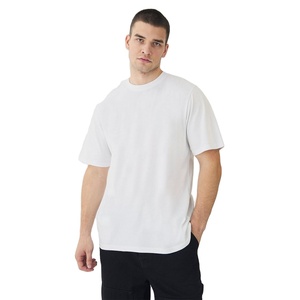 Ropa de calle serigrafiada personalizada 100% algodón doble Jersey camisetas de talla grande elegante Casual 220GSM camisetas transpirables para hombres - Product Image 1