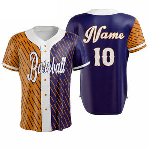 Maillot de baseball pour hommes de haute qualité, best-seller, vêtements de sport, 100% polyester, vêtements de softball, impression de logo personnalisée - Product Image 5