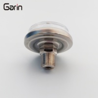 Vente directe d'usine 1000 PSI NPT1/8 Cadran 35MM Manomètre en laiton nickelé