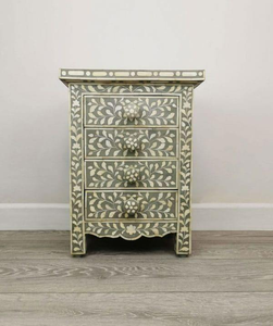 Table console antique pour salon, table en incrustation d'os avec incrustation de nacre, travail de grossiste indien - Product Image 1