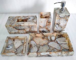 Ensemble de salle de bain en marbre attrayant très exigeant Accessoires de salle de bain de qualité supérieure extraordinaire au prix nominal - Product Image 1