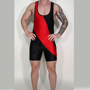 เสื้อกล้ามนักมวยปล้ำแบบมืออาชีพเสื้อกล้ามสแปนเด็กซ์สำหรับผู้ชายผู้หญิงและเยาวชนดีไซน์ใหม่ - Product Image 5