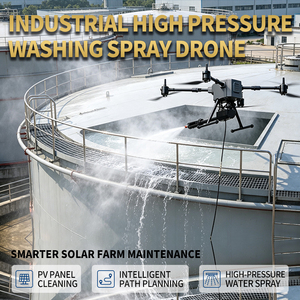 Dron BROUAV para Limpieza de Fachadas de Edificios Comerciales con Navegación RTK y Lavadora de Alta Presión - Product Image 5