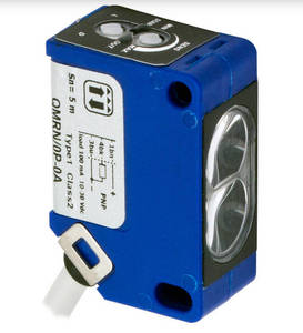 Sensor DE DATOS M.D. Sensor fotoeléctrico en miniatura QMR7/0N-0A 400 mm Radial Difuso 90 ° NPN 10-30 VDC 2 kHz IP67 2 M Sensor óptico - Product Image 1