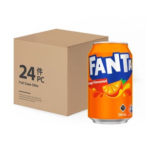 Venta al por mayor FANTAA Orange Carbonated Soda 330ml - Product Image 1