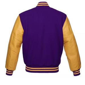 OEM de personalización de fábrica chaqueta de béisbol Letterman Streetwear abrigo bombardero con patrón de estampado bordado abrigo personalizable - Product Image 6