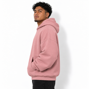 Hochwertiger Herren-Oversize-Hoodie mit strapazierfähigem Material, entspannter Passform und weichem Tragegefühl für moderne Streetwear und Alltagsoutfits. - Product Image 4