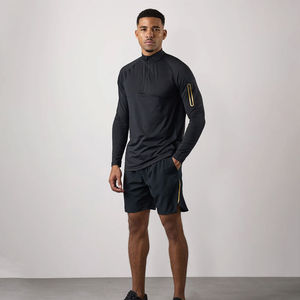 Nouvelle arrivée Ensembles courts en coton respirant de haute qualité pour hommes Ensemble de shorts d'été avec votre propre logo Ensemble de shorts en coton pour hommes - Product Image 1