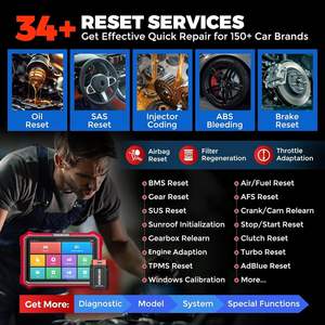 Scanner OBD2 K8 Pro Bluetooth 2026, outil de diagnostic bidirectionnel avec mise à jour gratuite à vie, outil de diagnostic de tous les systèmes 8'' - Product Image 5