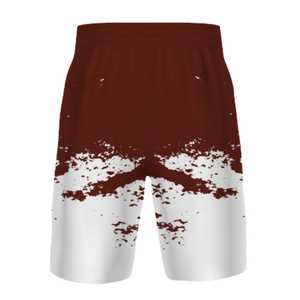 Pantalones cortos de baloncesto sublimados reversibles OEM para equipos Logotipo impreso personalizado Ropa deportiva ligera de tela transpirable - Product Image 4