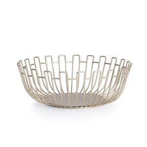 Panier de stockage de fruits en métal de finition noire de forme personnalisée panier durable - Product Image 6