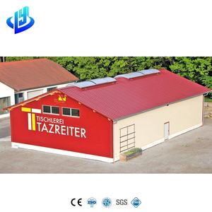 מסגרת עמיד Q355b מסגרת מעוורת אבן סנדוויץ 'מחסן מפעל מודרני מבנה פלדה טרומי מודרני - Product Image 6