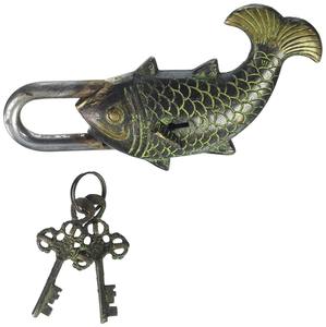 Candado de seguridad industrial portátil con llave Material de hierro de latón impermeable para almacenamiento seguro y seguridad - Product Image 1