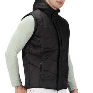 Gilet matelassé léger avec logo personnalisé pour hommes-Manteau d'hiver chaud et respirant sans manches matelassé de haute qualité-Couche d'extérieur élégante - Product Image 4