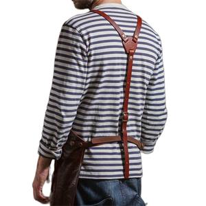 Tablier croisé de dos de bavoirs d'adulte de mode réglable de taille adulte de haute qualité avec des poches LPN-0027 - Product Image 4