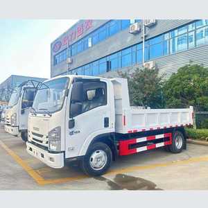 Camion benne basculante 4x2 ISUZU 5 tonnes, mini-dumper léger diesel Euro 6 avec nouvelle caméra arrière, fourni par l'usine chinoise, à vendre - Product Image 1