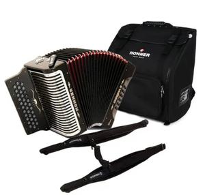 Accordéon à boutons Hohner de qualité industrielle, 28 boutons, modèle Corona Classic Eadator - Product Image 4