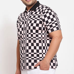 Camiseta Polo de gran tamaño para hombre con hombros caídos y Cuello clásico para un aspecto relajado de todos los días, camiseta Polo de calle de gran tamaño para hombre - Product Image 3