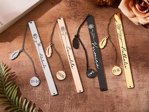 ที่คั่นหนังสือไม้แกะสลักส่วนบุคคล-ของขวัญสำหรับคนรักหนังสือความทรงจำสำหรับเพื่อนของขวัญเกษียณอายุ - Product Image 4