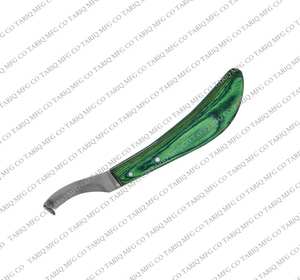 Cuchillo profesional para pezuña de herrador, cuchillo curvo para recortar caballos de acero inoxidable de TARIQ MFG CO CE ISO EU - Product Image 2