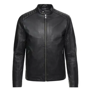 Новинка 2022, мужские кожаные куртки высокого качества, мужские Модные Кожаные Мотоциклетные Куртки из потертой натуральной кожи на заказ