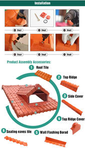 Tejas de plástico confiables para venta al por mayor Certificación Iso Efc Suministro DE FÁBRICA DE Vietnam Ligero y resistente - Product Image 4
