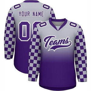 2025 Maillot de hockey sur glace personnalisé Fashion Pro Maillots de hockey sublimés personnalisés - Product Image 4