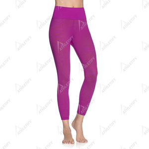 Leggings de yoga pour femmes à taille élastique, pantalon de sport à taille haute pour la course à pied, la salle de sport et l'entraînement, port doux et confortable, certifié SEDEX - Product Image 2