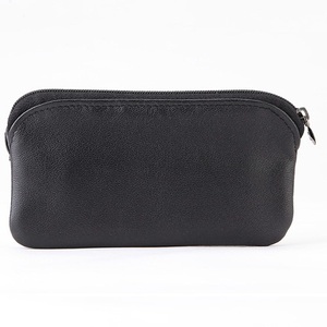 Luxury Designer Leather High Quality Custom Logo Zipper <b>Coin</b> <b>Case</b> - Product Image 1