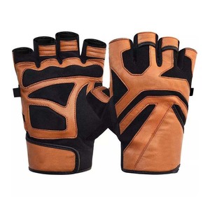Gants de soutien de poignet de musculation professionnels gants d'haltérophilie en cuir durables légers et résistants pour l'entraînement en salle de sport - Product Image 6