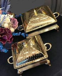 Plat de chauffe-plats en acier inoxydable de conception simple avec des caractéristiques de contrôle de la chaleur idéales pour le service de style buffet et les dîners de famille - Product Image 3