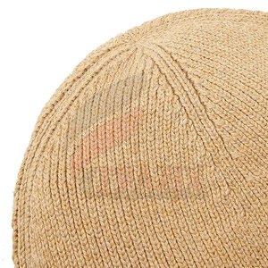 100% Cotton Wool Winter Wear Beanie Hats Made In Best Fabric Best Selling Jacquard Beanie Hats For Sale - Product Image 5