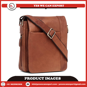 Bolso bandolera Unisex de cuero vegano hecho a mano, mensajero Vintage personalizado, diseño de patrón de hilo bohemio, accesorio de moda en oferta - Product Image 3