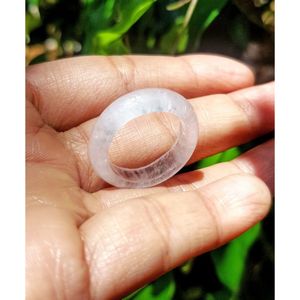 แหวนใส่นิ้วทำจากเรซินสีขาวใสเครื่องประดับอะคริลิครูปนางฟ้าทำด้วยมือแหวนทรงกลมสำหรับผู้หญิงและเด็กผู้หญิง - Product Image 6