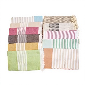 Serviette de plage en coton léger écologique Texture lisse à séchage rapide sans sable haute absorption été confort peau sûre Durable - Product Image 1