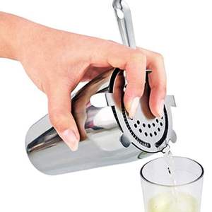 Colador de barra moderno de Venta caliente, colador de barra de acero inoxidable, colador de cóctel, herramienta de barman, 1 pieza hecha en la India - Product Image 1